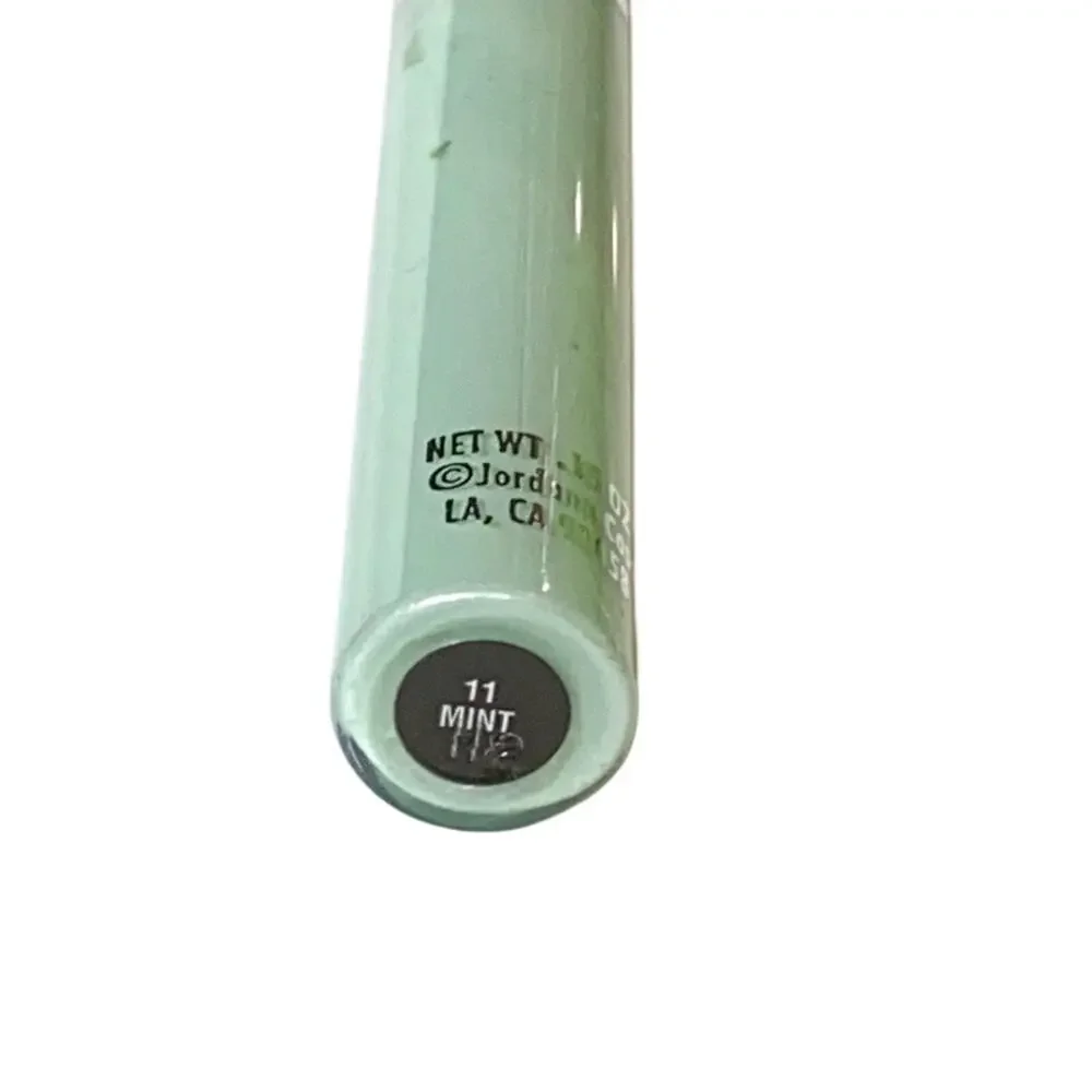 Jordana Sheer Lip Gloss Mint Green Sheer Clear Lip Color No. 11 Tube Makeup